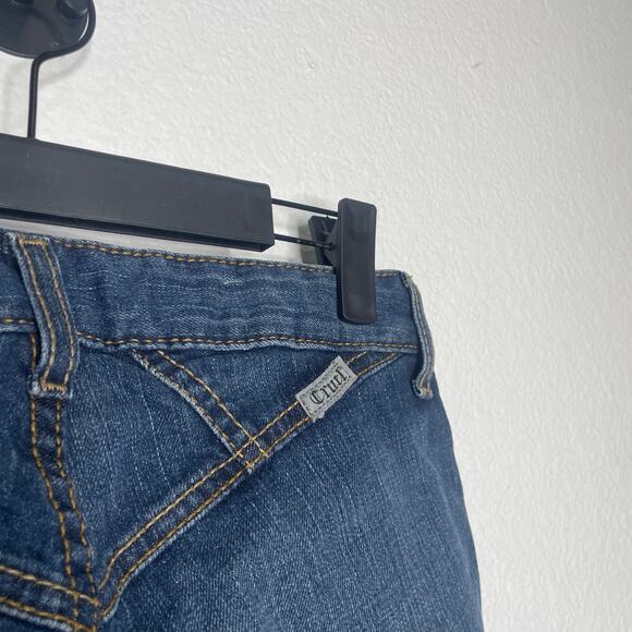 Cruel Denim Womens Jeans Size 26 Hannah Denim Blue Bootcut Embroidered - Picture 14 of 14